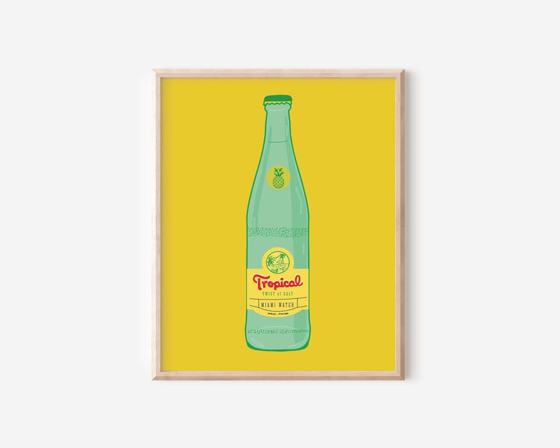 Topo Chico Art Print printable art by Cristina Carolina