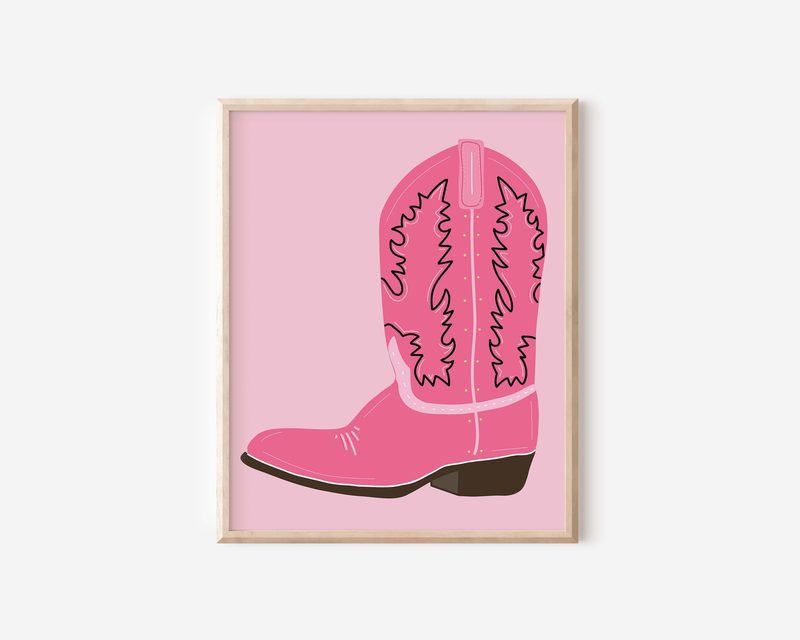 Cowgirl Wall Art printable art by Cristina Carolina