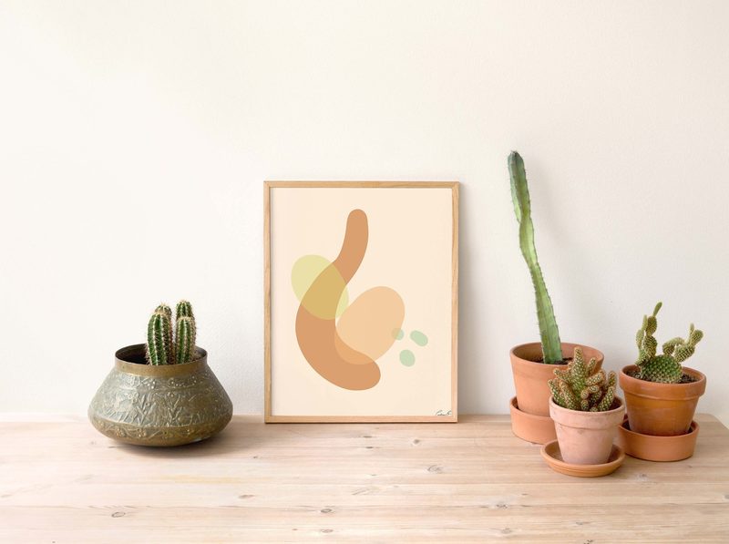 Abstract Form Wall Art printable art by Cristina Carolina
