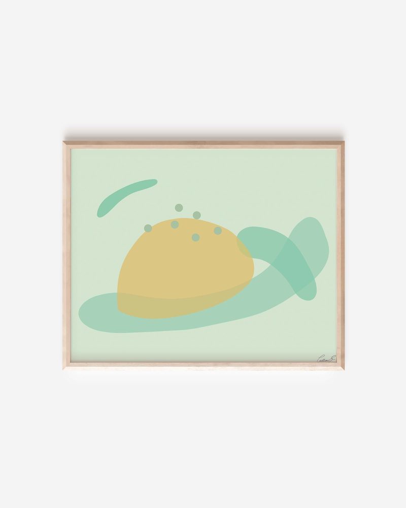 Breakfast Food Art printable art by Cristina Carolina