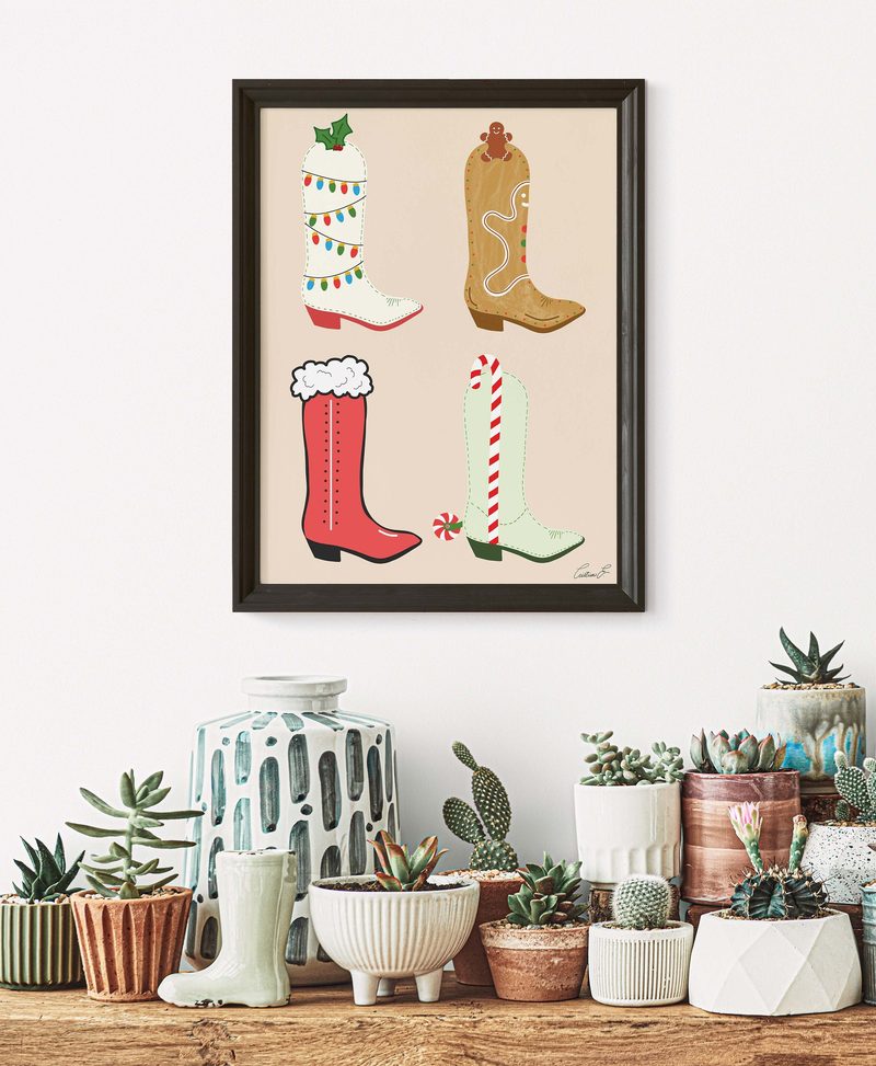 Downloadable Printable Christmas Art printable art by Cristina Carolina
