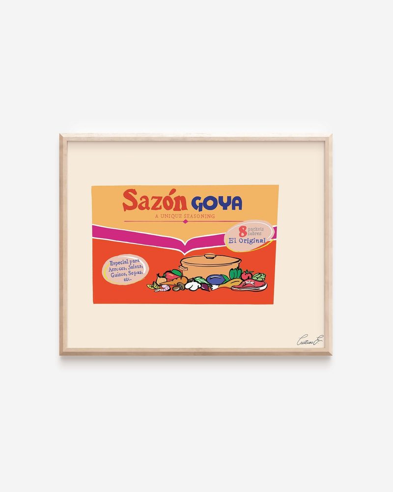 Printable Sazón Goya Art Print printable art by Cristina Carolina