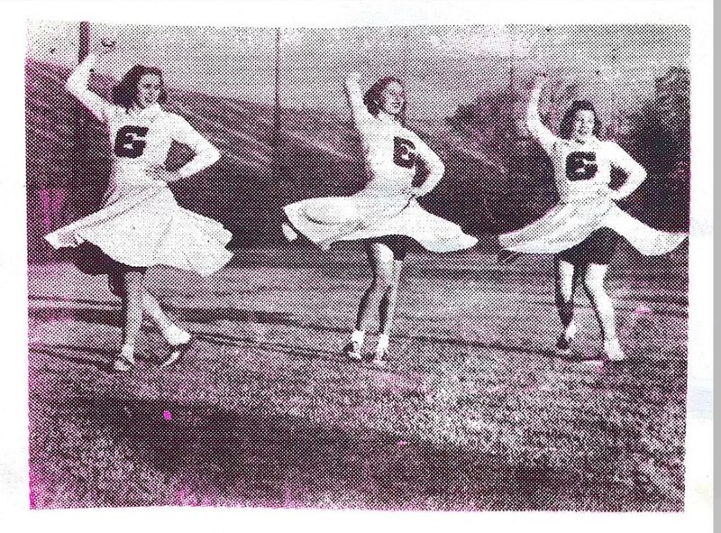 UGA Bulldogs Cheerleaders art print by Cristina Carolina