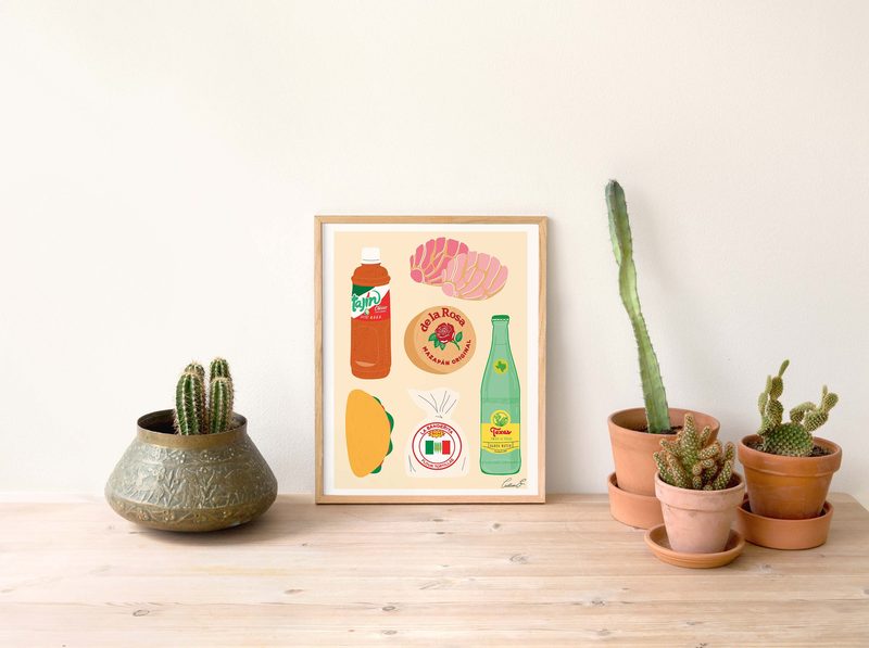 Printable Texas Food Art Print printable art by Cristina Carolina