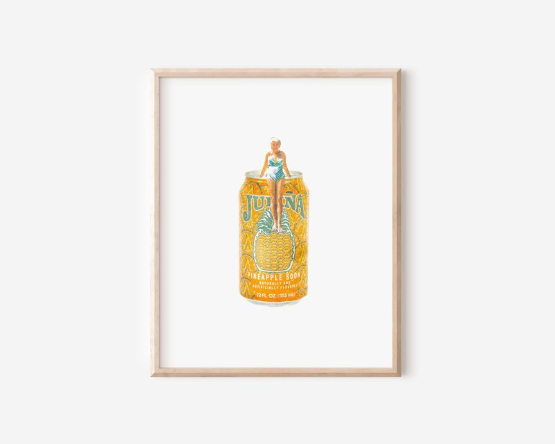 Printable Jupiña Art Print printable art by Cristina Carolina