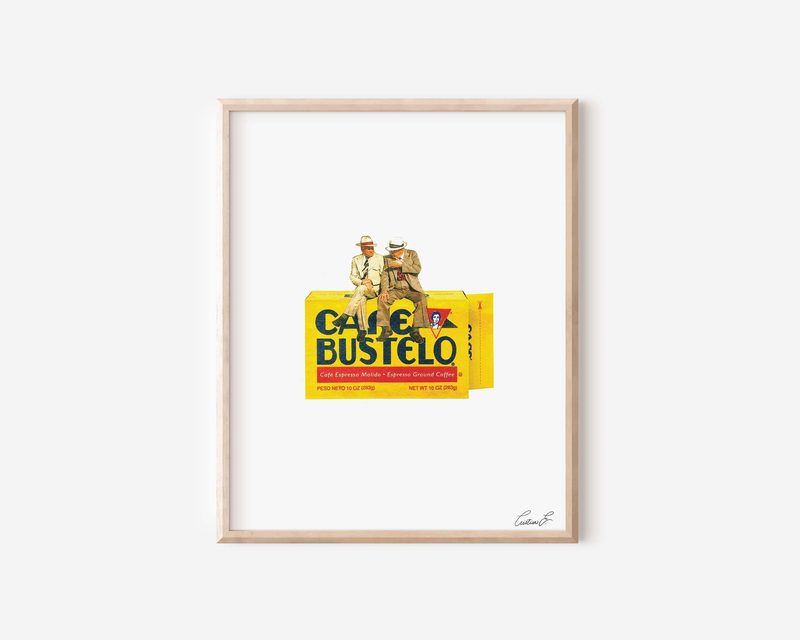 Printable Bustelo Coffee Art Print printable art by Cristina Carolina