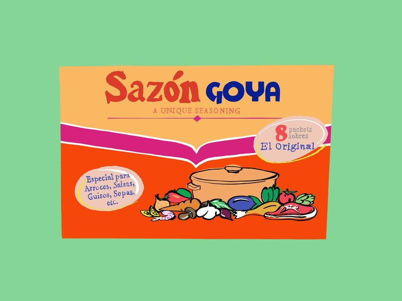 Printable Sazón Goya Art Print printable art by Cristina Carolina