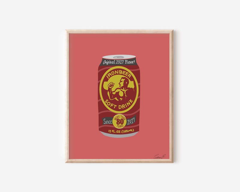 Printable Iron Beer Art Print printable art by Cristina Carolina