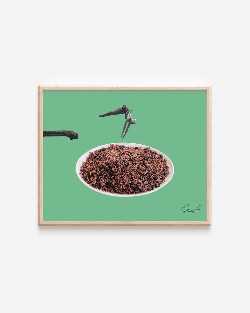 Digital Diving into Congri Art Print printable art by Cristina Carolina