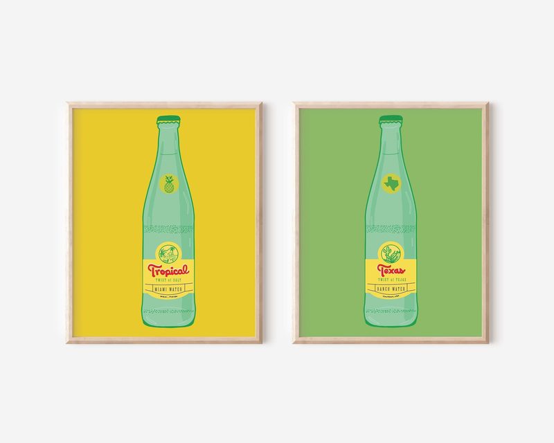 Topo Chico Art Set of 2 printable art by Cristina Carolina