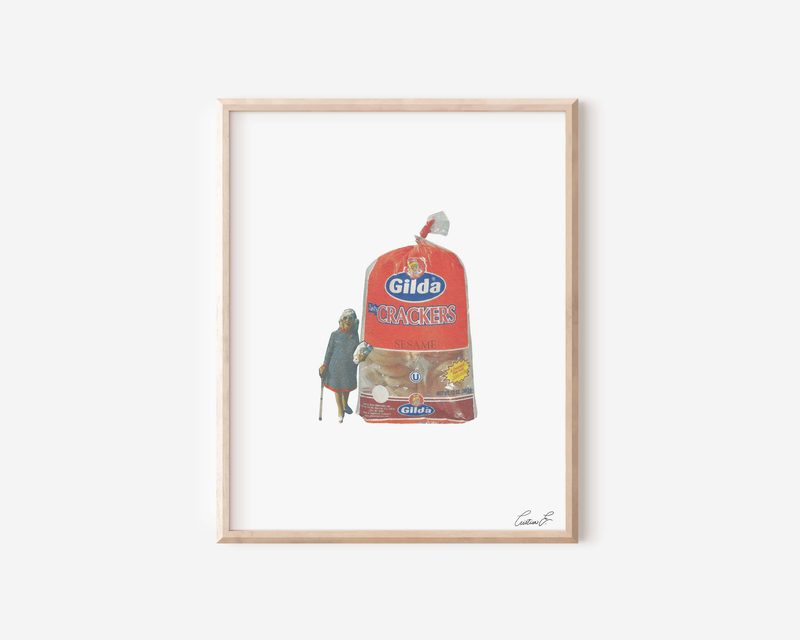 Tía Gilda art print by Cristina Carolina